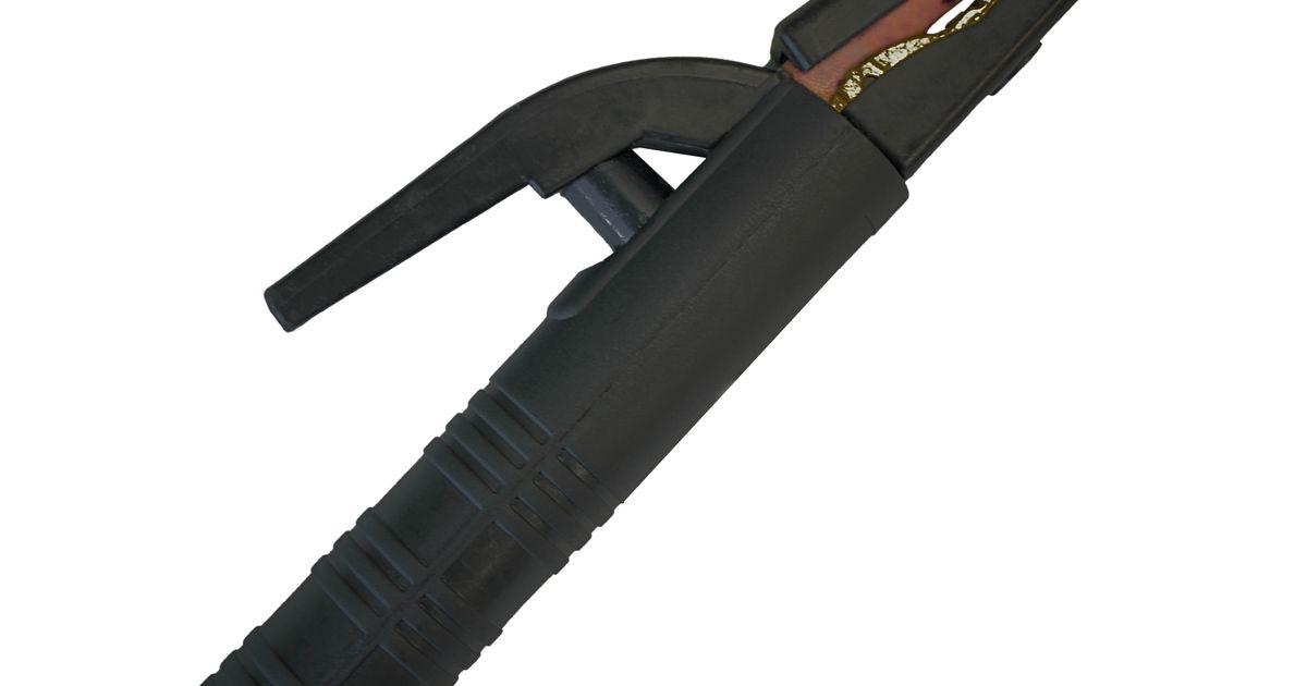 300A TIG Welding Electrode Holder Stinger – Thickened Copper Clamp, Non-Slip ABS Handle